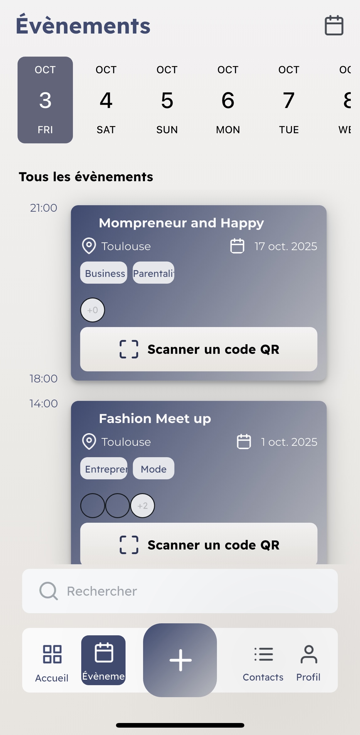 App Showcase Screenshot home screen